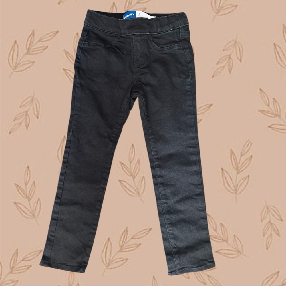 Old navy girls black skinny jeans bottoms